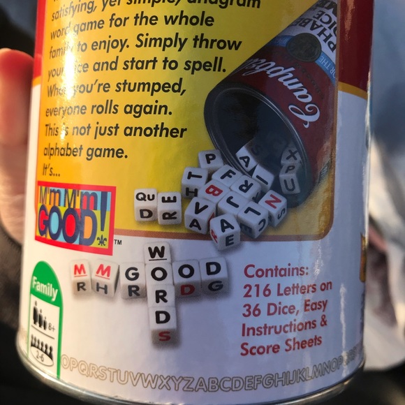 NEW Campbell's Alphabet Dice Crossword Game Sealed - Picture 11 of 11